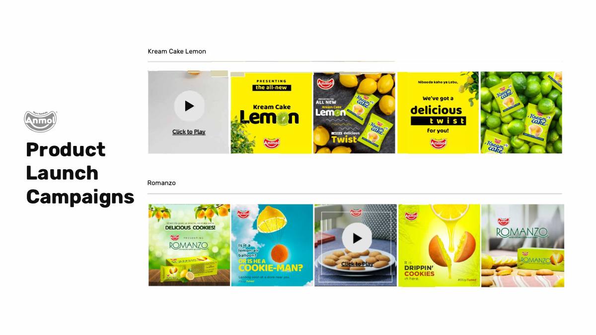 Anmol — Product launch campaigns