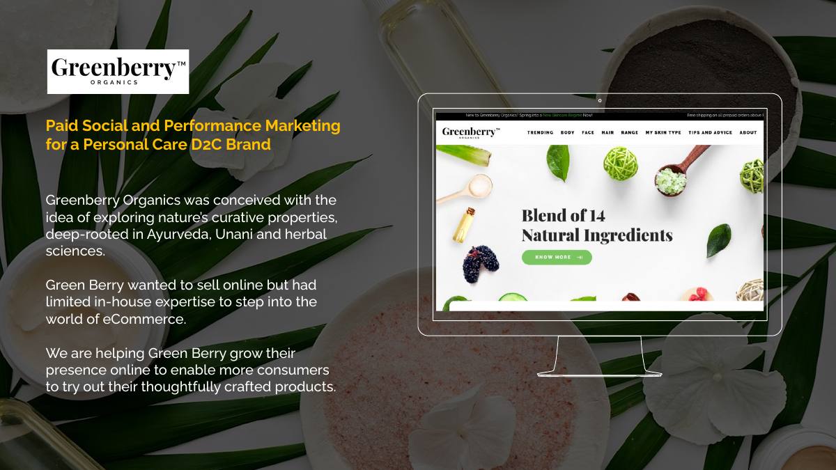 Greenberry Organics — Paid Social & Performance Marketing